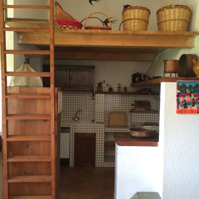 Soppalco e cucina