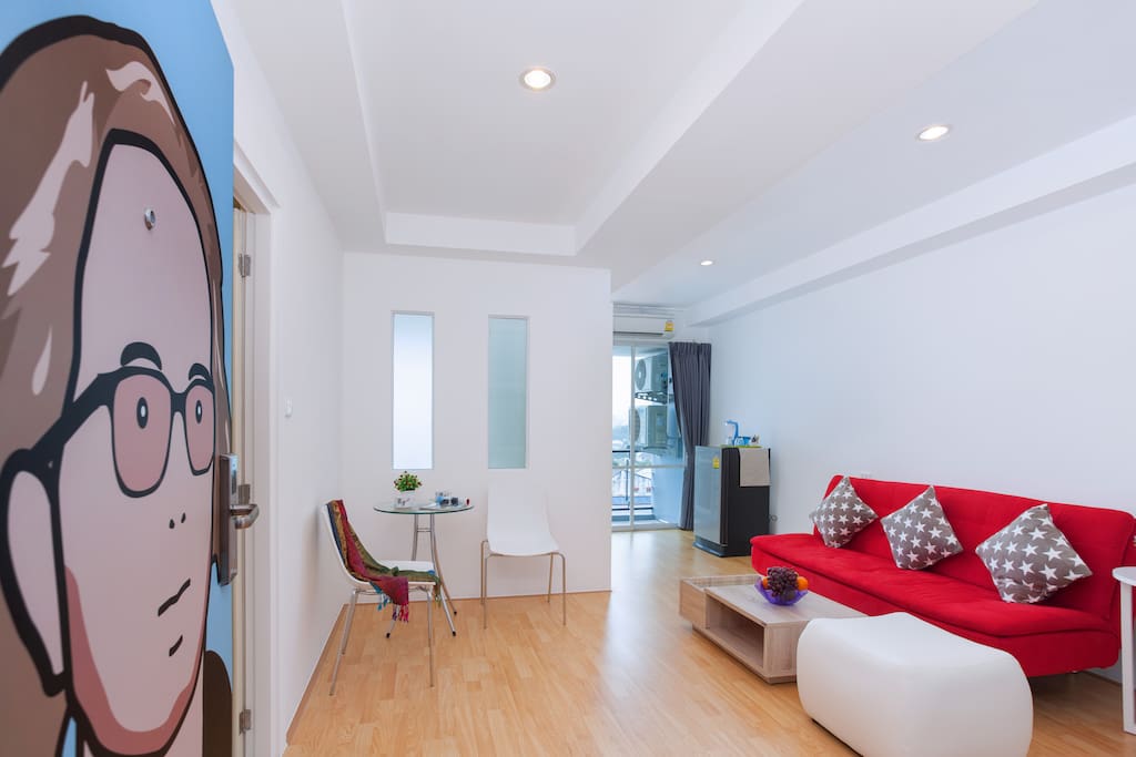 Specious rooms with chic living areas.