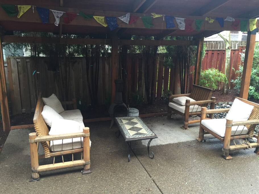 Outdoor patio.