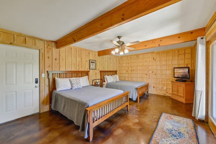 Habitación de jardín con capacidad para 4 personas.