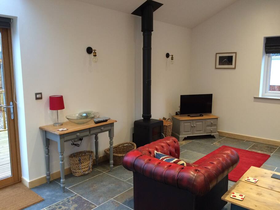 Woodburner for cosy nights in!