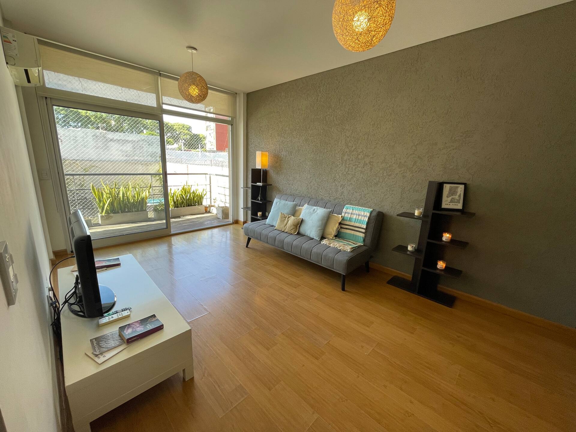 Apartamento de dois ambientes com 1 quarto em Palermo