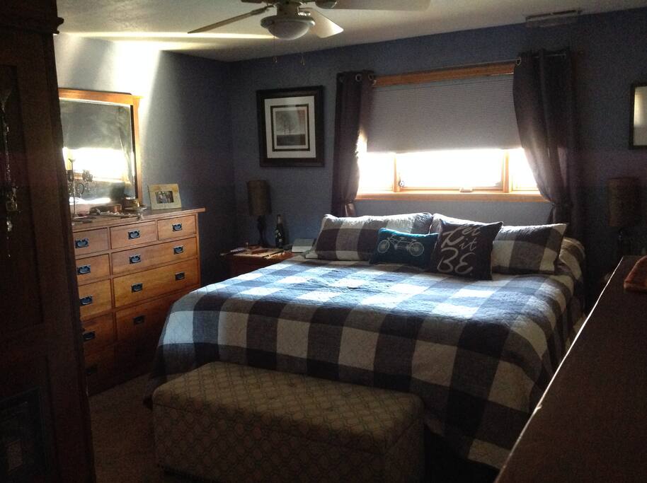 Downstairs master bedroom King