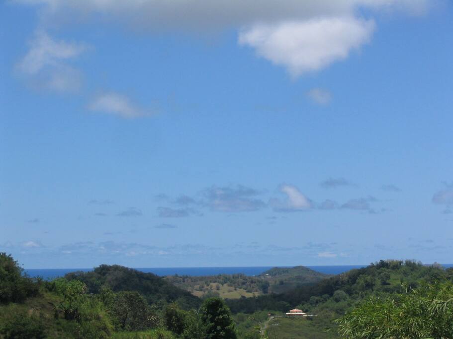 Vue sur la baie du Robert