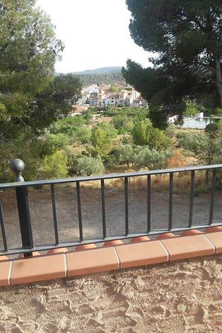 Vistas desde la terraza hacia Benafer