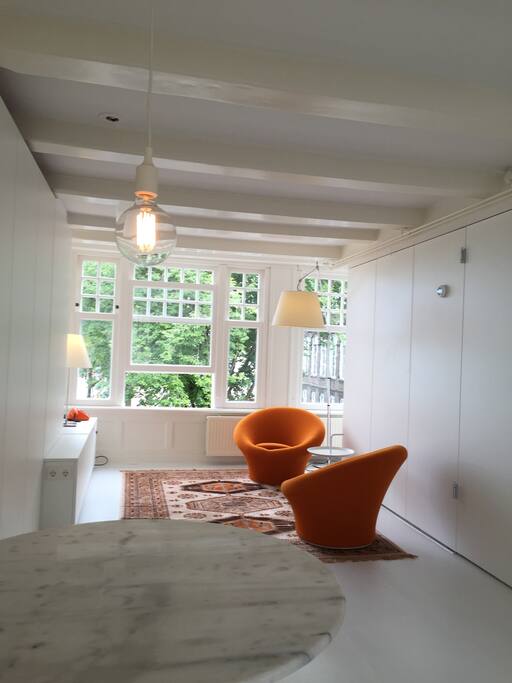 High quality design furniture and lightning.