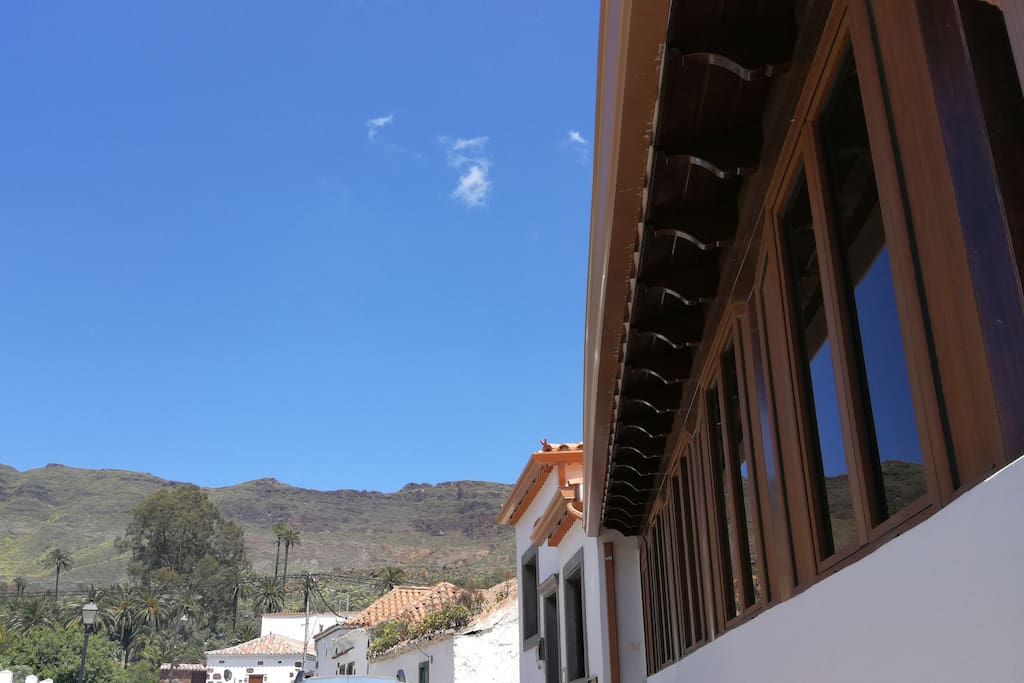 Vista de la casa desde afuera.