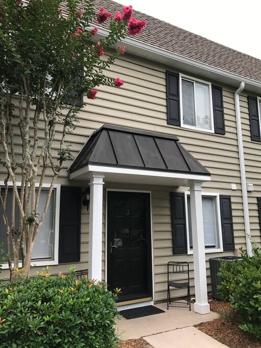 Front of condominium unit