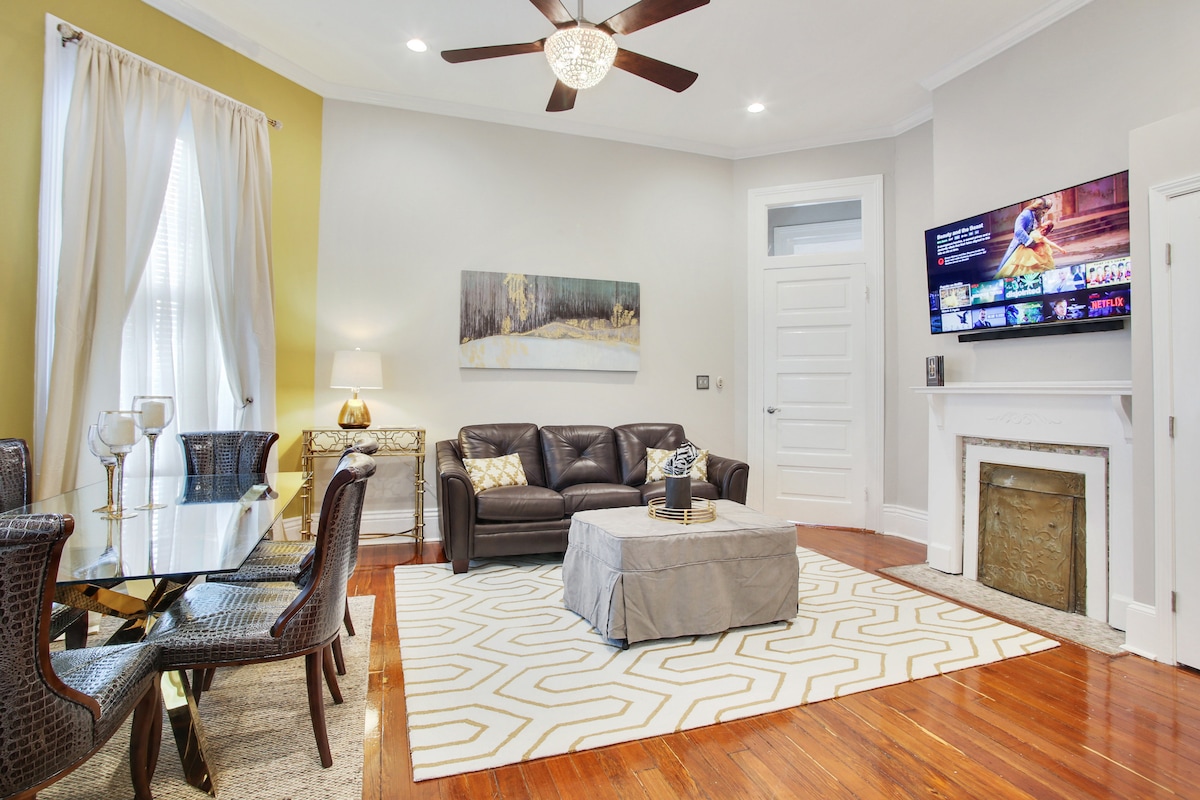 超棒客房，配备55英寸三星4K超级智能电视，带直播电视和音箱