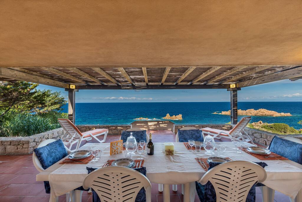 Terrace with wonderfull sea view