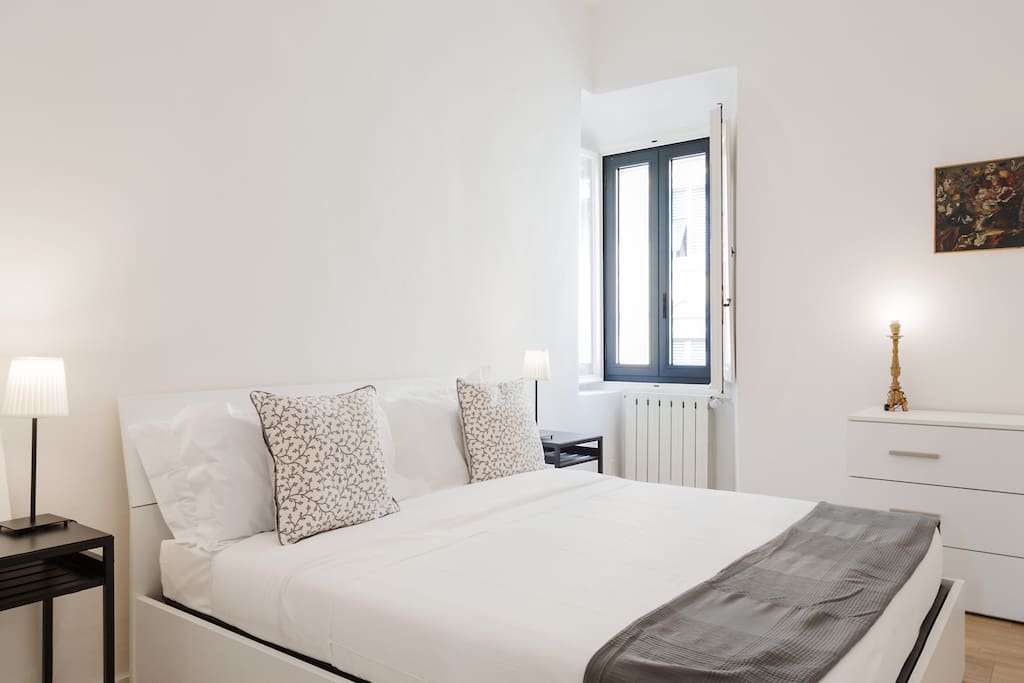 Bedroom with double glazed windows