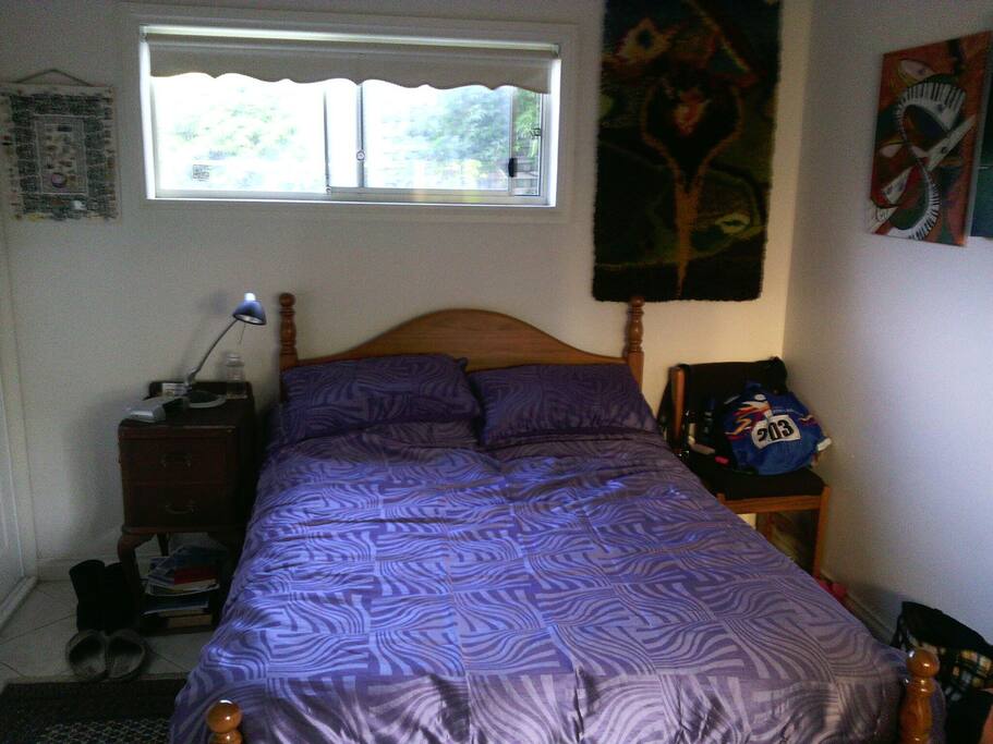Bright room.