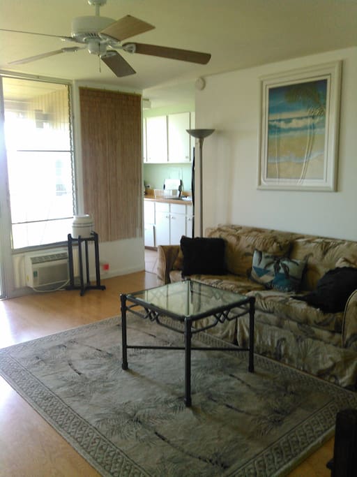 Comfy and clean. Air conditioned as needed.