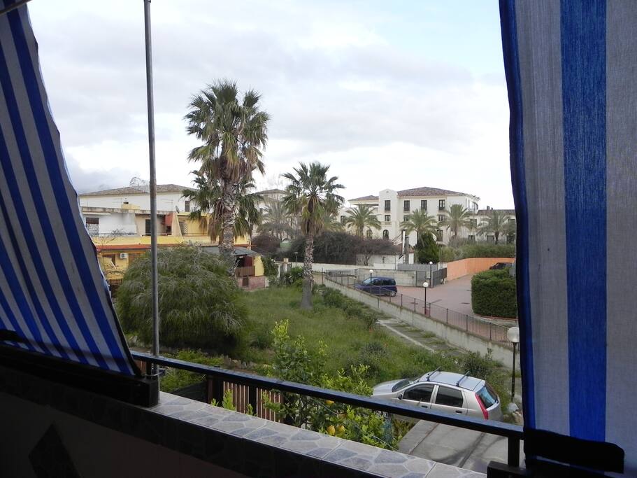 vista dal balcone