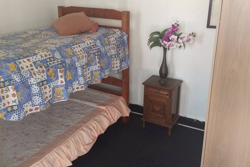 Habitación con Litera para 2 personas.