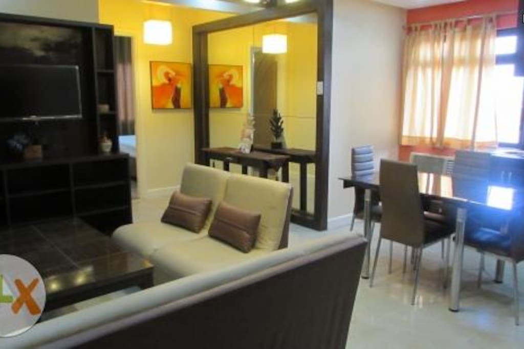 living and dining room