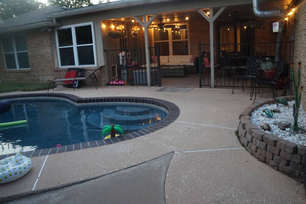 Back yard patio