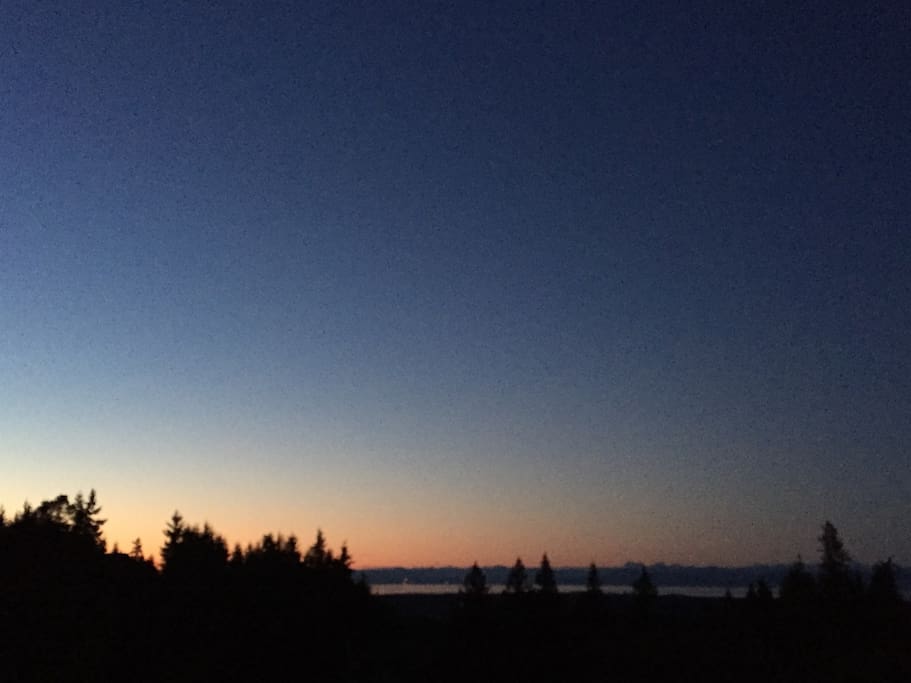 A relaxing sunset