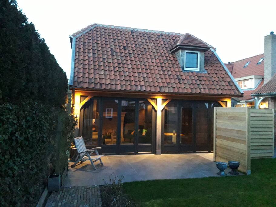 studiozicht met led sfeerverlichting