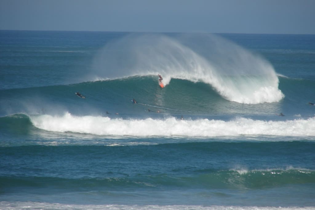 Vue imprenable sur les plus belles vagues de France.