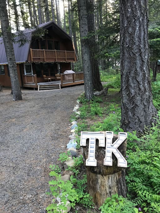 "TK" Chalet--you know you've arrived when you see the "TK"