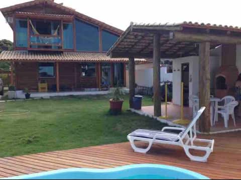 PLEASANT HOUSE WITH SWIMMING POOL IN ITAÚNAS - ES