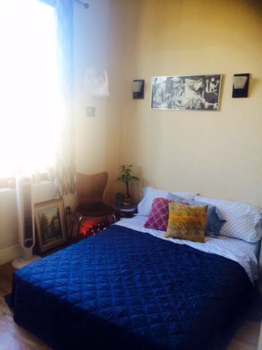 Bedroom with full size bed