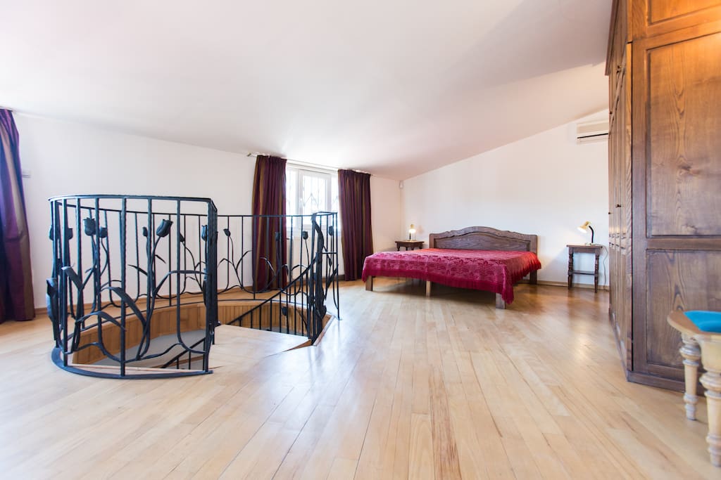 Top floor bedroom