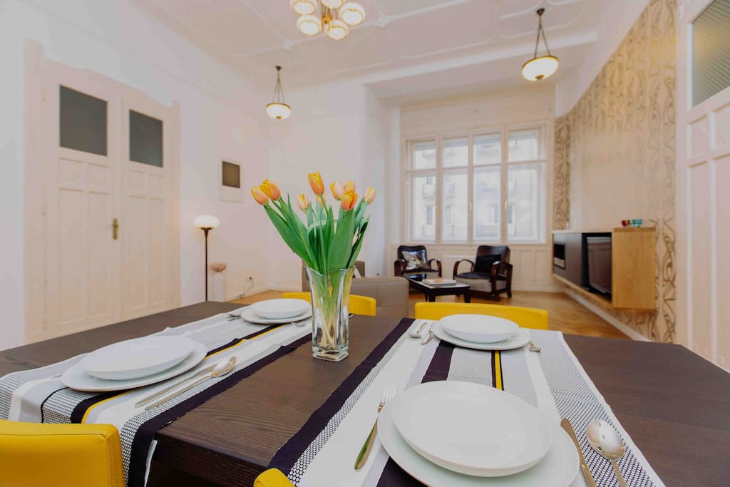Living Room with dining area.