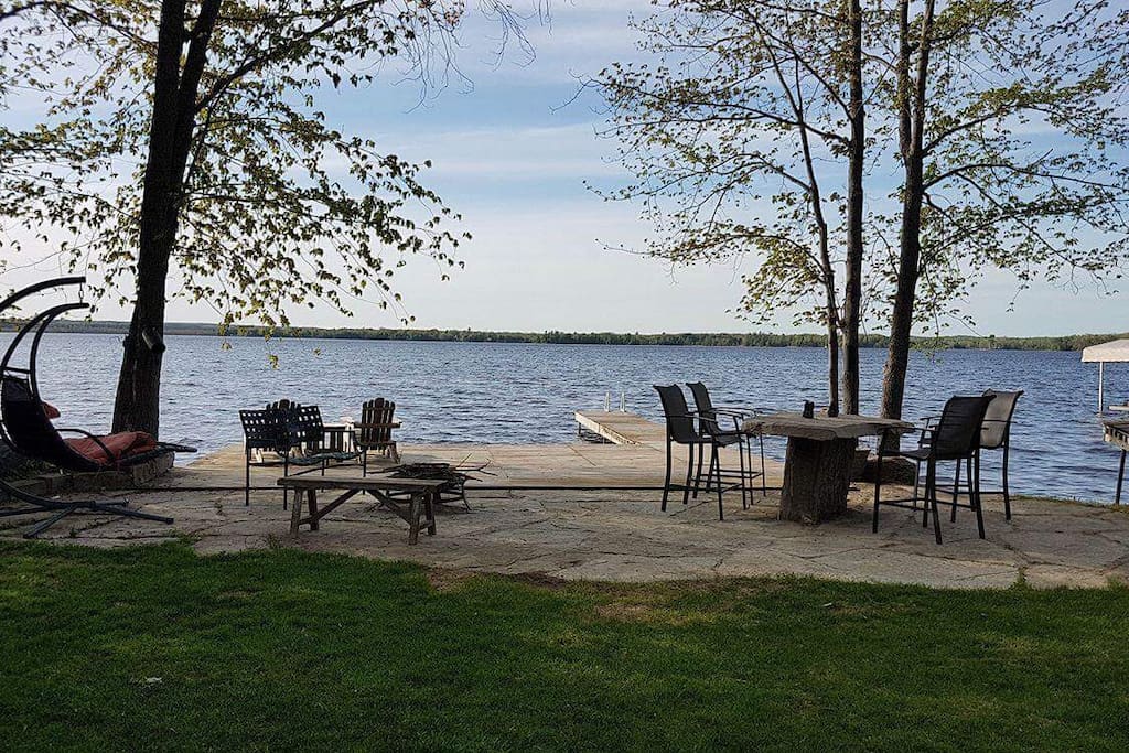 Bar/ patio and dock area.