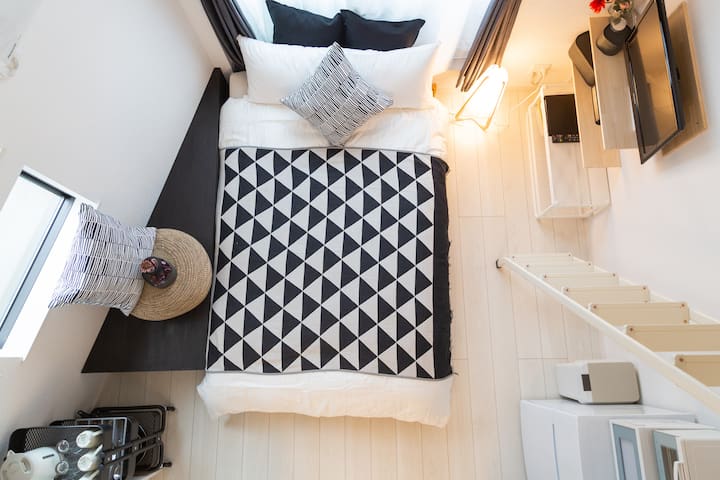Cozy Vibes |BK| Loft room. Higashi-Shinjuku 5 mins