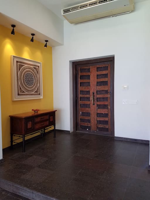 Interior view of front entrance