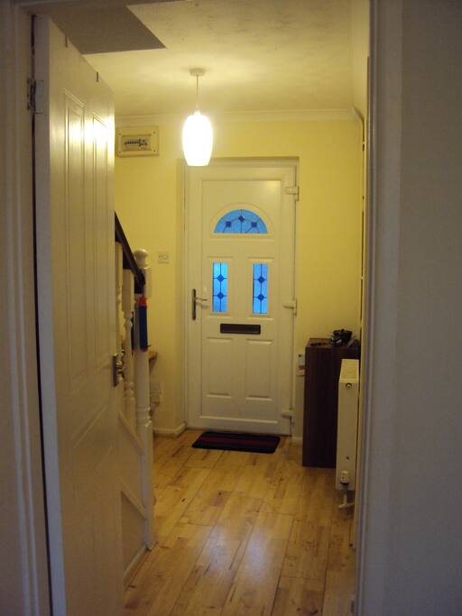 Entrance hallway and front door