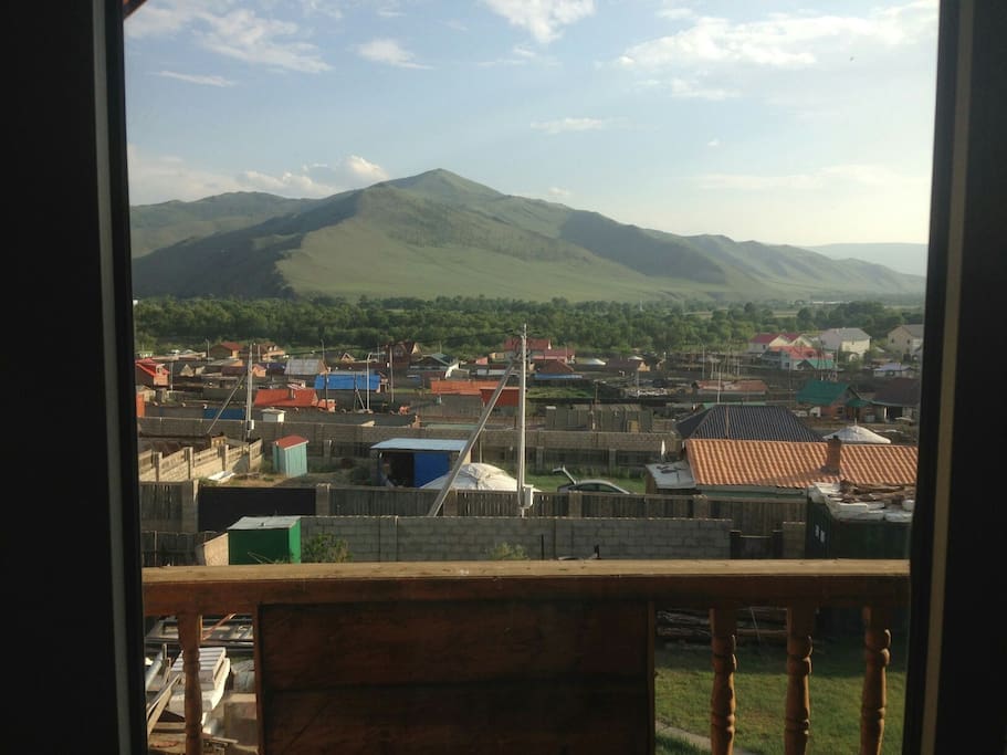 second floor outside view