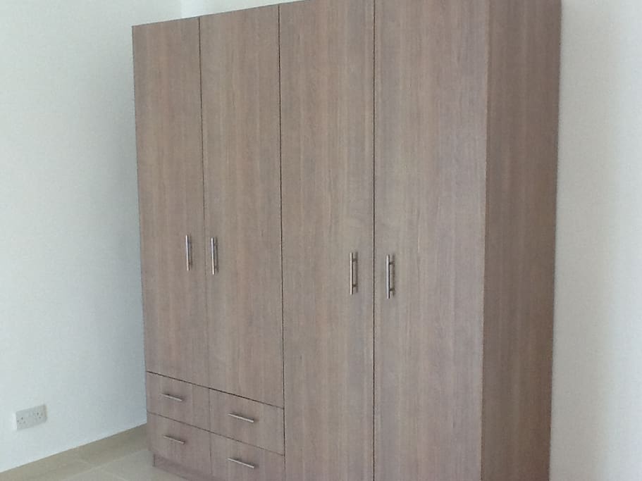 A nice large wardrobe were you can put all your cloths.