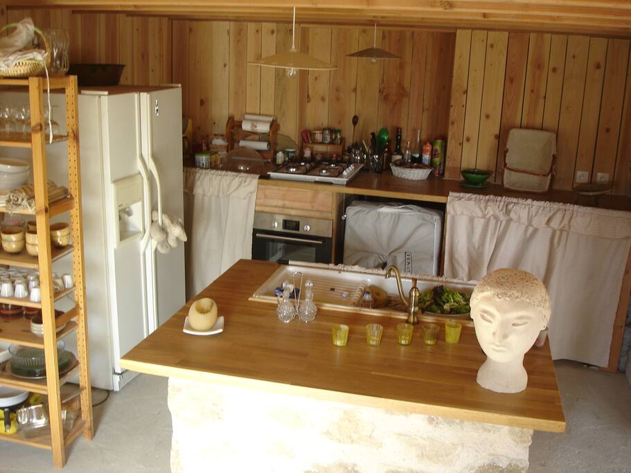 cuisine ouverte sur bow window