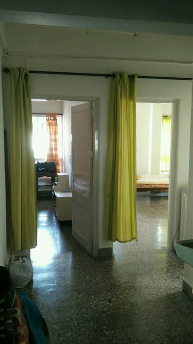 Adjacent bedrooms
