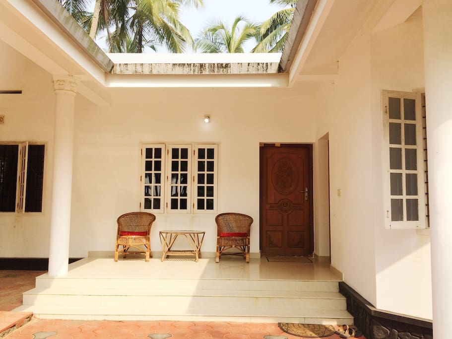 Terrace of the guest house - your private space where you can sit and relax :)
