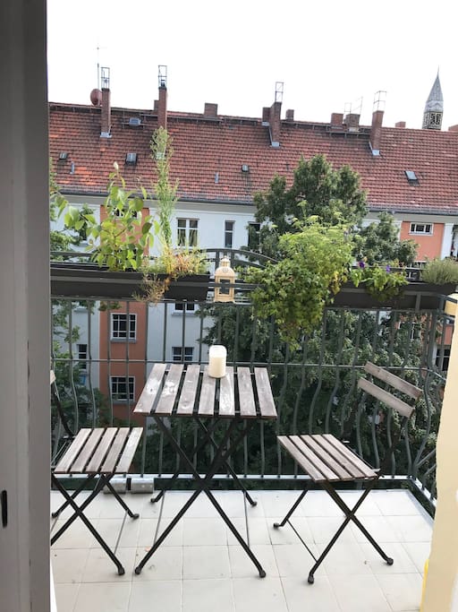Balkong von deinem Zimmer