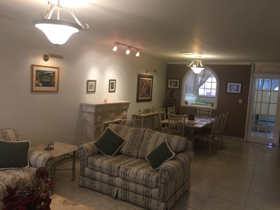 Sala y comedor juntos
