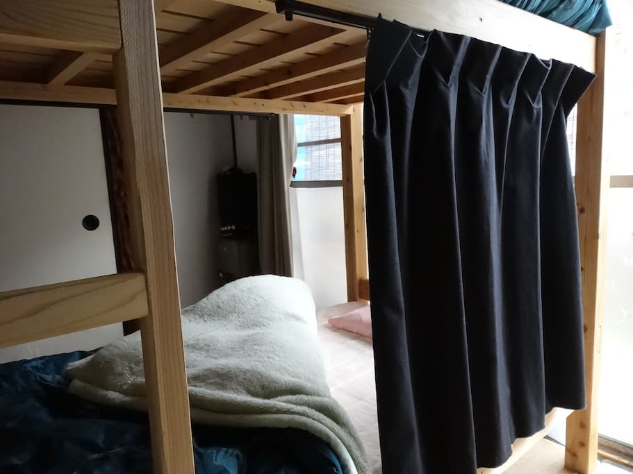 mixed dorm room (winter)
