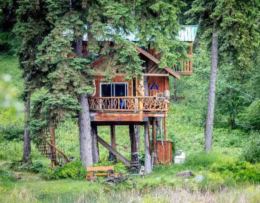 Welcome to our Unique Treehouse - Treehouses for Rent in Wardner, British Columbia, Canada