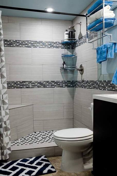 Clean private bathroom