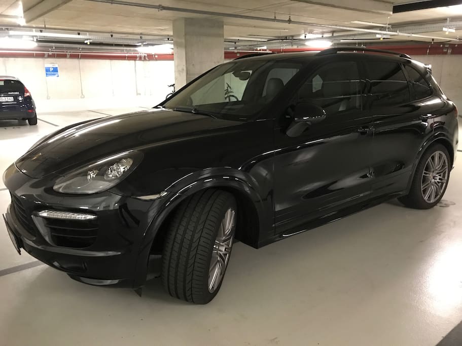 Two underground parking spaces included (large enough for two SUVs).