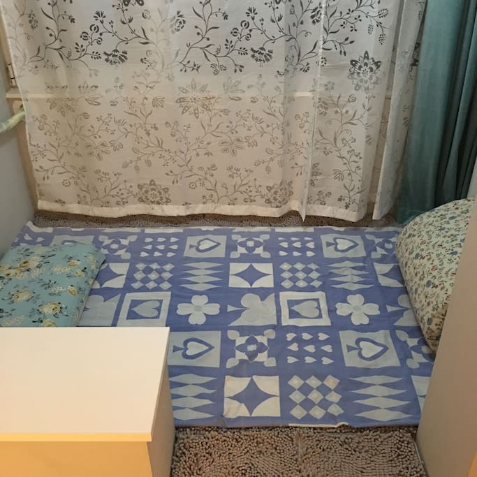 comfortable bed