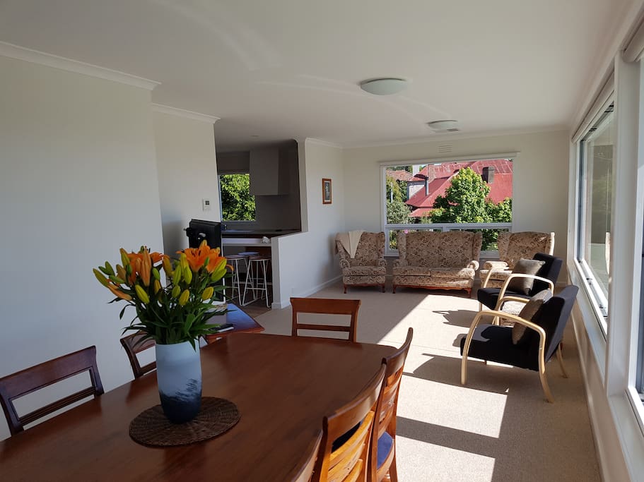 Spacious Dining and Lounge