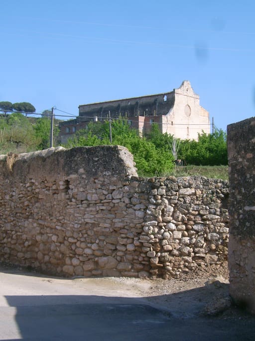 view of convent from a distance