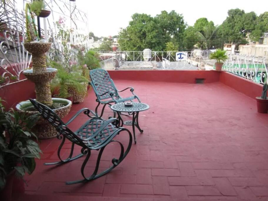 Enjoy delicious cocktails admiring nature in the charming and quiet terrace.