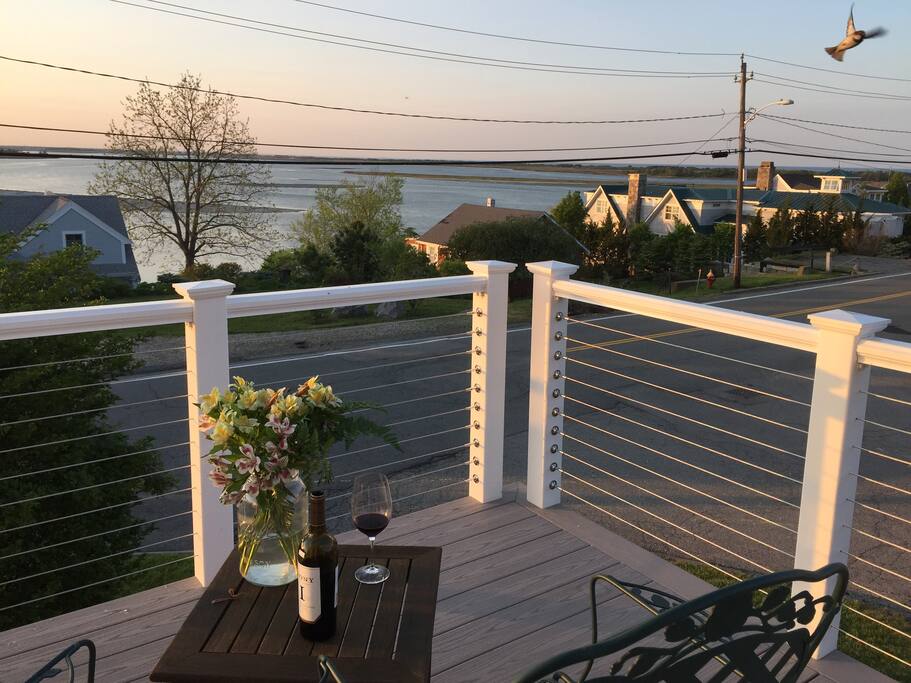 The incredible view from the front deck.
