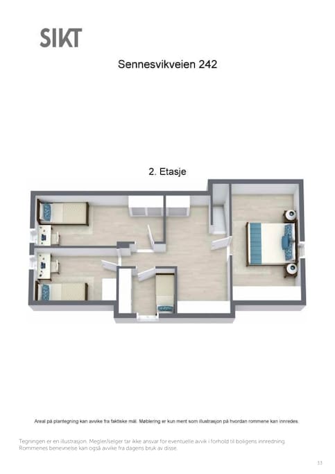 Second floor plan